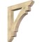 Ekena Millwork Merced Slat Rough Sawn Bracket, Douglas Fir, 6"W x 42"D x 48"H BKT06X42X48MRC06RDF - alternate 1